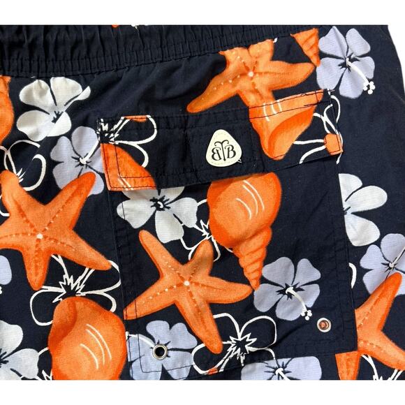 Brooks Brothers Mens Blue Tropical Swim Trunks Large NWOT - Picture 3 of 5